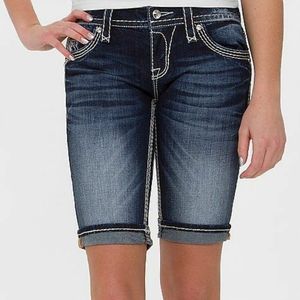 Rock Revival Bermuda Jean Shorts
